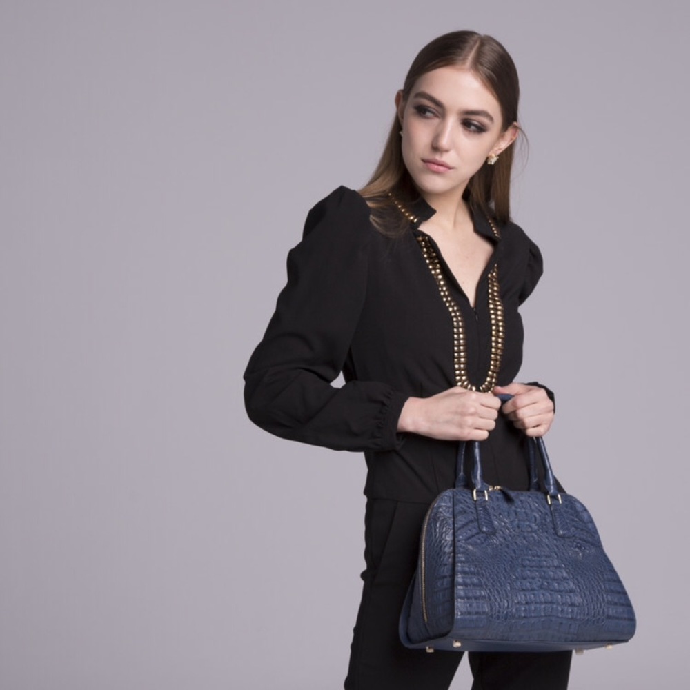 Pre-Order D'MOM Curva Classic DomedSatchel Handbag